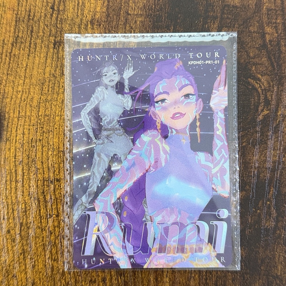 Kayou KPop Demon Hunters Rumi Energy Promo Card KPDH01-PR1-01 Netflix